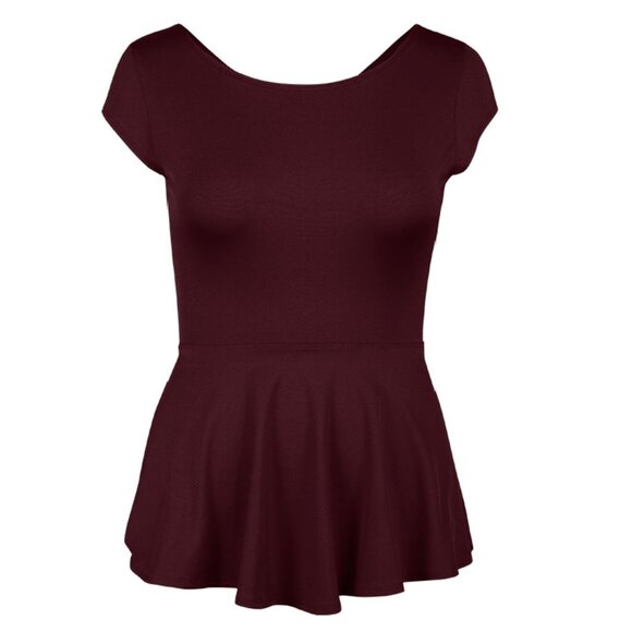 MVP Peplum Top - Picture 1 of 5
